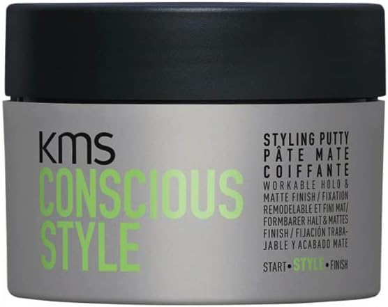 KMS CONSCIOUSSTYLE Matte-Texture Finish Styling Putty 75mL, 2.5 fl. oz.