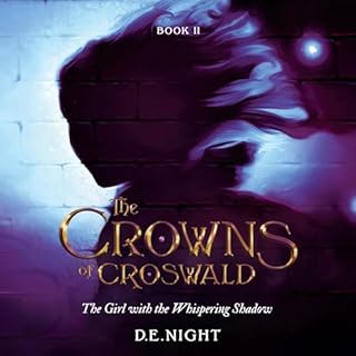 The Girl with the Whispering Shadow Audiolibro Por D.E. Night arte de portada