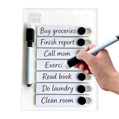 Tableau de messages familiaux magnétique pour partager des mots doux et des rappels
