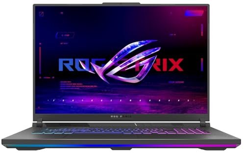 Image of ASUS ROG Strix G18 Gaming Laptop, 2025, 18 inch 1920x1200 144Hz, AMD 16-Core Ryzen 9 8940HX, NVIDIA GeForce RTX 5050, 64GB DDR5, 8TB SSD, Win11 Home, RGB Backlit KB, Wi-Fi 6E, BT 5.3, 1080p Camera, Gray