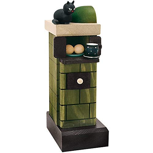 KWO Olbernhau 75803 Kachelofen, 20 cm, grün-rauchend