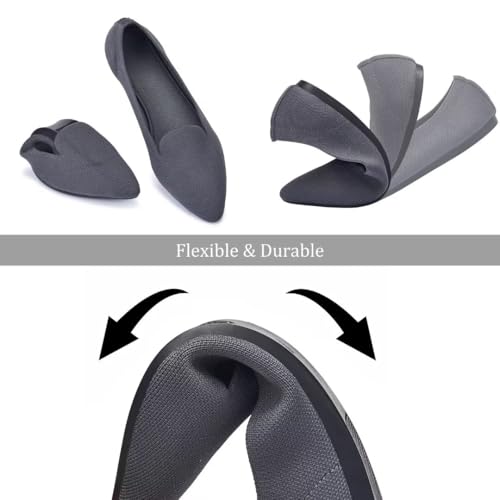 Image of Frank Mully Women's Casual Loafer Flats Slip On Loafer Shoes Comfortable Knit Flat Shoes Classics Pointy Toe Loafer Flats,for Work,Travel
