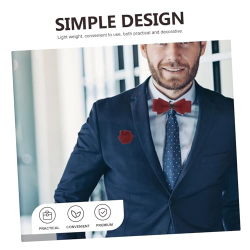 Set de Corbata de Moño y Prendedor para Hombre miniatura 3
