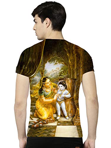 Image of STAND OUT All Over Printed Shiva, Krishna, Hanuman, Kali, Ram and Ravana, Ramayan, Bagavath Githa, Buddha Religious, Spiritual, Hindu Gods T-Shirts