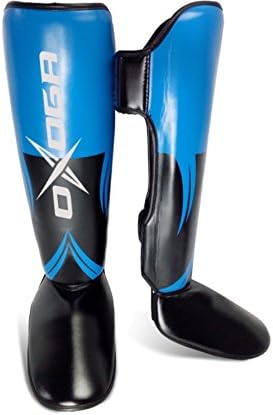 SHIN Instep Guard Blue Black OSSG-3073, Clear
