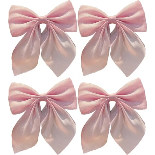 Barrettes à pinces cheveux nœud satin pour fixer les mèches rebelles sans abîmer les cheveux fins