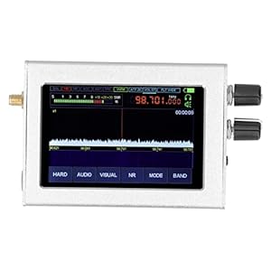 DSP-ontvangers, 3,5 inch IPS-aanraakscherm UHF-opslagradio-ontvanger AM SSB NFM WFM 85dB Dynamische weerstand voor thuisbioscoop voor opnamestudio