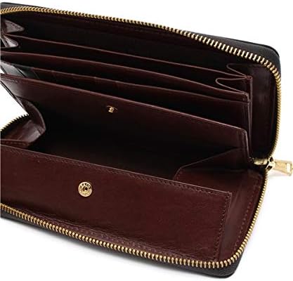 Amazon | [シーカー] ベジタブルタンニン レザー ラウンドロング