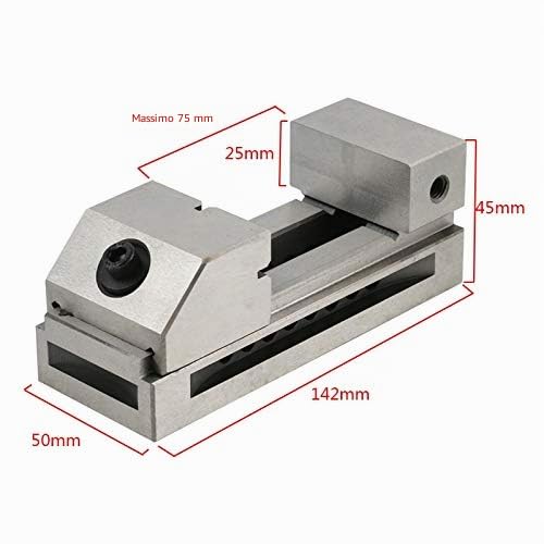 Morsa di precisione QKG50 con movimento rapido per fresatrici per superfici di rettifica