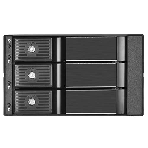 Image of Silverstone FS303-12G Two 5.25 inch Bay to Three 3.5 inch SAS-12G / SATA 6Gbit /s trayless hot-swap cage, SST-FS303B-12G