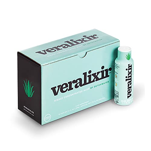 Detox Water Veralixir Concentrated Organic Aloe Vera Shot