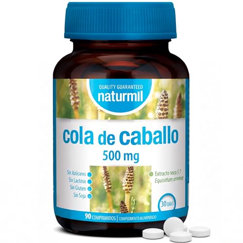 Cola de Caballo Concentrada 1500 mg - Extracto Seco 5:1 - Apoyo Drenaje Líquidos, Bienestar Urinario - Cabello, piel y uñas 90 Comprimidos de 500 mg - Apto Vegano Sin Gluten - DietMed