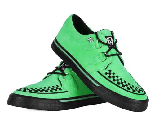 Image of TUK Suede Creeper Sneaker Shoes for Women and Men, D Ring Lace Up Shoes