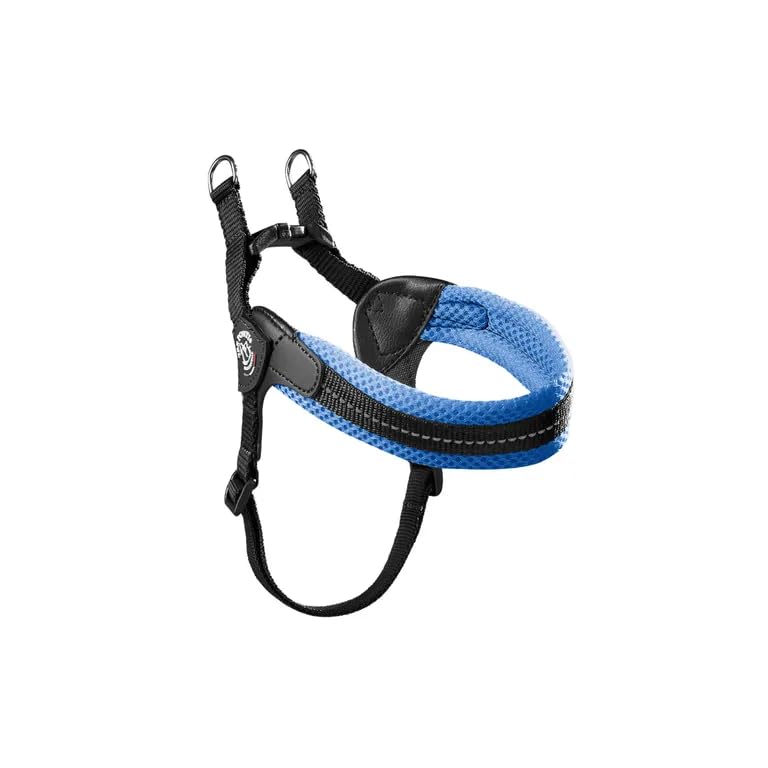 PETTORINA TRE PONTI REGOLABILE RETE CHIUSURA IN PLASTICA BLU CIELO (MIS. 2.5)