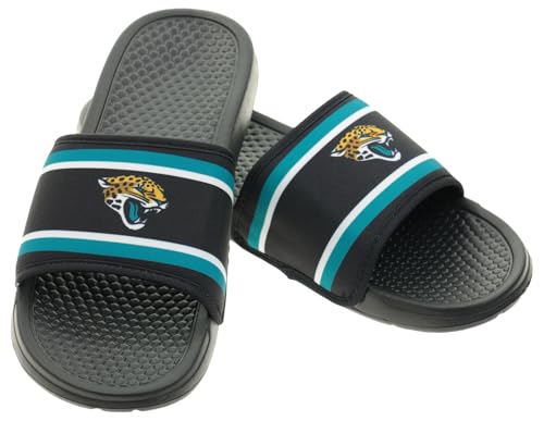 Image of FOCO NFL Team Printed Slide Sandals - Officially Licensed Football Fan Footwear for Comfort & Style