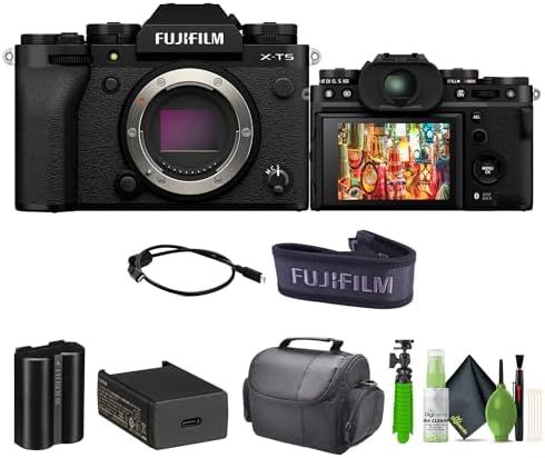 Fujifilm X-T5 Mirrorless Digital Camera Body - Black Bundle with ...