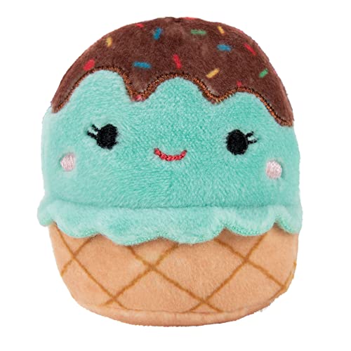 Image of Squishville by Original Squishmallows Sweet Tooth Squad Plush - 2-Inch Bernice, Chanel, Cinnamon, Carmelita, Maya & Clara Plush - Toys for Kids