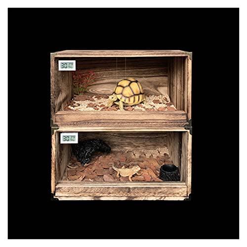 Reptielen Kooi Snake Lizard Anole Huis Twee-weg Deur Kweekdoos Houten Huisdieren Dozen Reptielen Accessoires (Color : AS… - Afbeelding 6