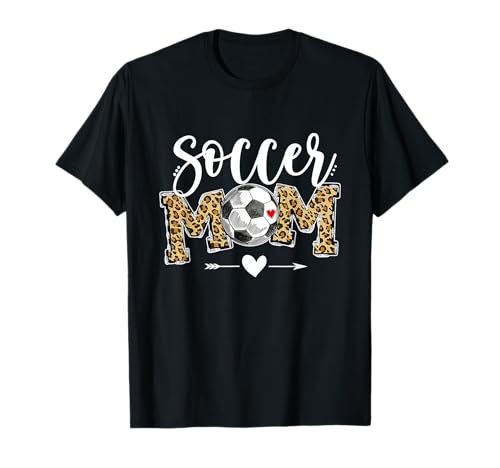 Soccer Mom Leopard Funny Shirt
