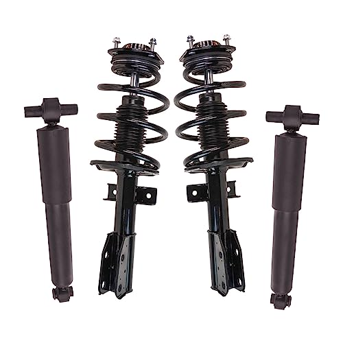 Image of TRQ Front & Rear Loaded Complete Strut Assembly Shock Absorber Kit 4pc for Acadia