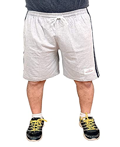 dressify Men's Cotton Regular Hosiery Bermuda Shorts Grey Color-picture-38