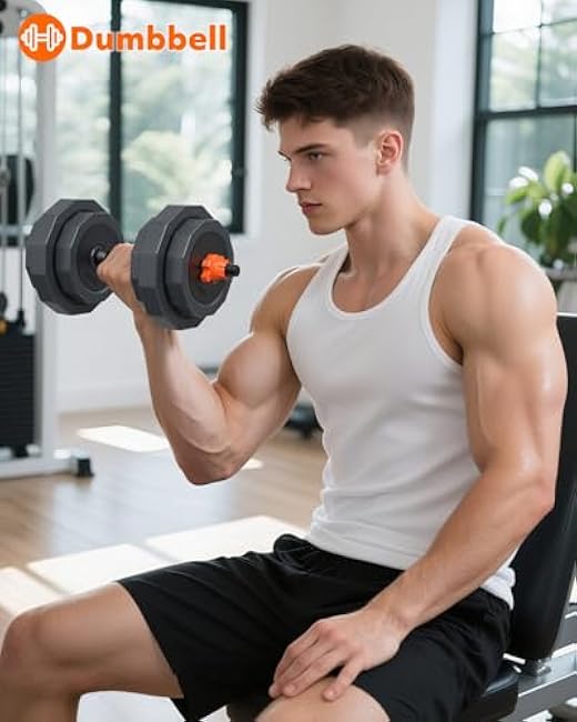 Adjustable Dumbbells Set, 45/65/85 lbs Free Weight Set with Connector, 4 in1 Dumbbells Set for Home Gym Workout