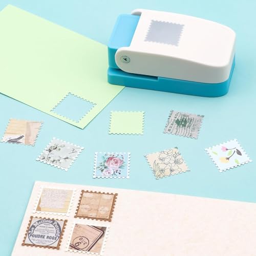 Image of Postage Stamp Punch, Postage Stamp Punch DIY Paper Punch for Arts Projects Photos Festival Papers, Scrapbooking Tools,Scrapbooking & Paper Crafts, Paper Punches, DIY Card Making, Album Decoration