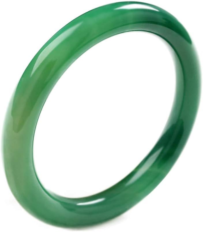 Bracelet en jade pour femme style chinois agate verte à porter au quotidien l-58