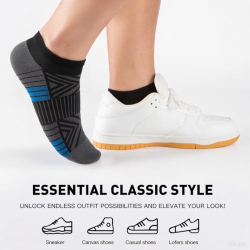 30 Pairs Mens No Show Socks -Lightweight Thin Low Cut Ankle Socks Size 9-11 Bulk Pack3