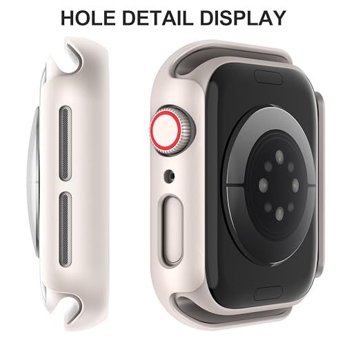 Coque Apple Watch 40mm évitez les rayures d'écran grâce au verre trempé PC mat - 4