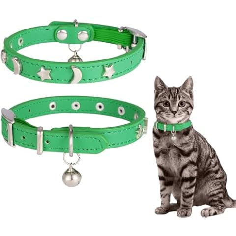 Collier en cuir pour chat WeddHuis Cover