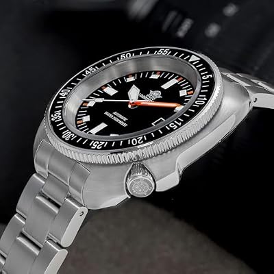 ADDIESDIVE Automatic Watch Diver 200 M Mens Watch Luminescent Mechanical NH35A Analog Stainless Steel