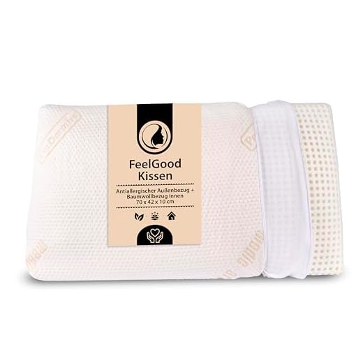 MaxxGoods Feelgood ortopädisches HWS Nackenstützkissen (70 x 42 x 9 cm)