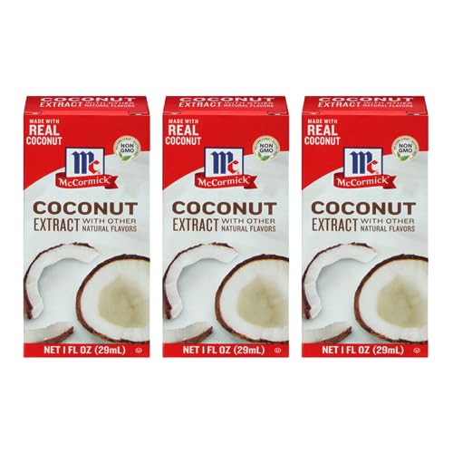 McCormick Coconut Extract 1 oz (Pack of 3)