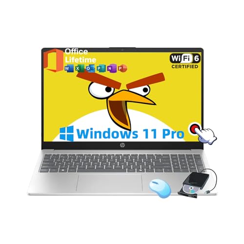HP �t���b�O�V�b�v 15.6 �^�b�`�X�N���[�����b�v�g�b�v�R���s���[�^�[ �r�W�l�X&�w���p MS Office Lifetime�AWin 11 Pro�AIntel i3 1315U�AAI Copilot�AHD�^�b�`�f�B�X�v���C�AWi-Fi 6�A�����o�b�e