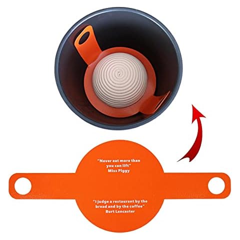 Silicone Baking Mat For Dutch Oven Bread Baking - Long Handles Sling Baking Mat Gentler Safer & Easier To Transfer For Dough, Bread Baking Supplies Eco-Friendly Alternative For Parchment Paper Cover