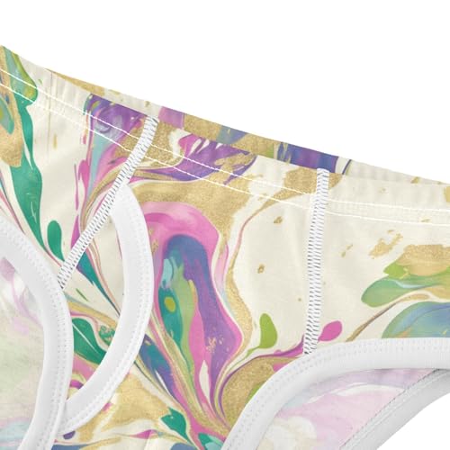 KLL Shiny Green Purple Golden Glittering Toddler Boys Soft Underwear Cute Undies4