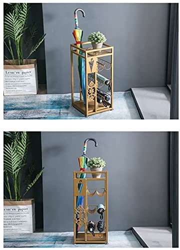 Porte-parapluie multicouche en fer pour entrée et bureau - 8