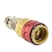 Car Airconditioning Fitting, R134 High Side Extension Quick Coupler, Brass Material
