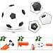 Imagen de Juego de 2 Puertas de Fútbol Infantil Portería de Fútbol y Bolas interactiva Juguetes Niños 4 5 6 7 8 años