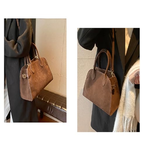 Modavo Parisian Stroll - Womens Suede Tote & Satchel Bag4