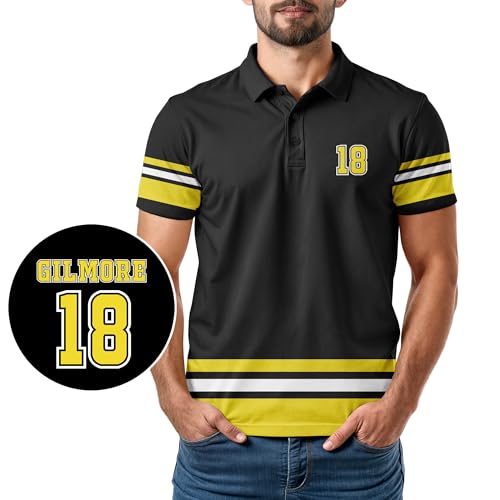 Funny Golf Polo Men Shirts - Short Sleeve UPF Quick Dry Fit Performance Moisture Wicking Stretch Crazy Summer Casual Tropical2