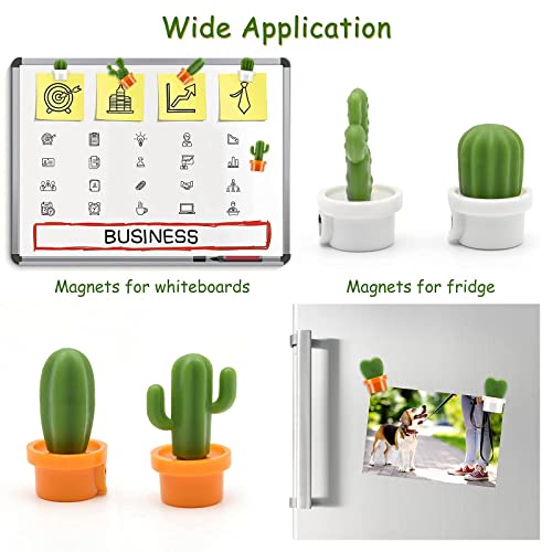 12 Pezzi Cactus Fridge Magnets, Mini Calamita da