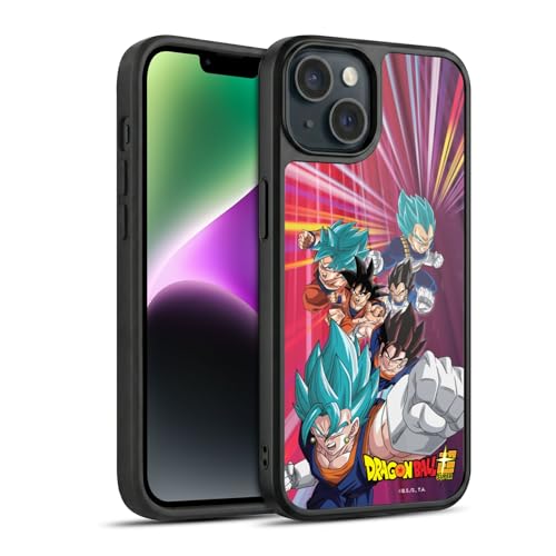Head Case Designs Officially Licensed Dragon Ball Super Vegito Future Trunks Arc Characters Gel Armor Case [Military Grade Drop Protection] Compatible with Apple iPhone 14