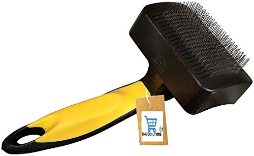 The DDS Store Self Cleaning Slicker Brush – Gently Removes Loose Undercoat, Mats and Tangled Hair – Your Dog or Cat Will Love Being Brushed with The Grooming Brush (B08RSHSFC6) Amazon Price History, Amazon Price Tracker