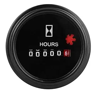 Wedinard Mechanical Timer, Dc6-80V Replacement Sealed Quartz Mechanical Hour Meter, Agricultural Machinery for Construction Machinery
