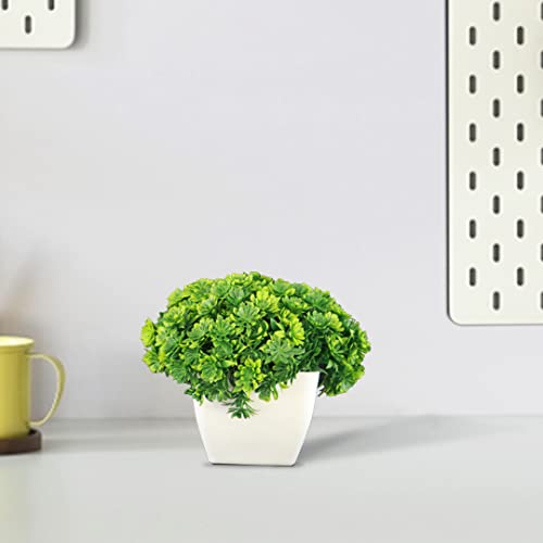 TrustBasket-Artificial-Potted-Mushroom-Shrub-Green