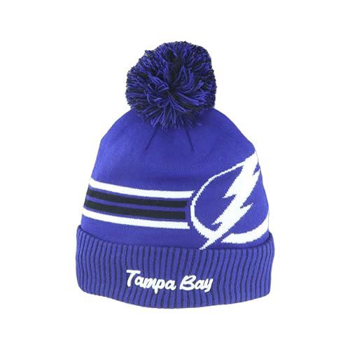 Image of ZHATS NHL Unisex-Adult NHL Officially Licensed Beanie Pom Rush