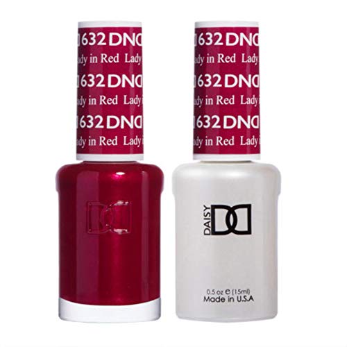 DND 632 Lady in Red Gel & Matching Polish Set - DND Gel & Lacquer