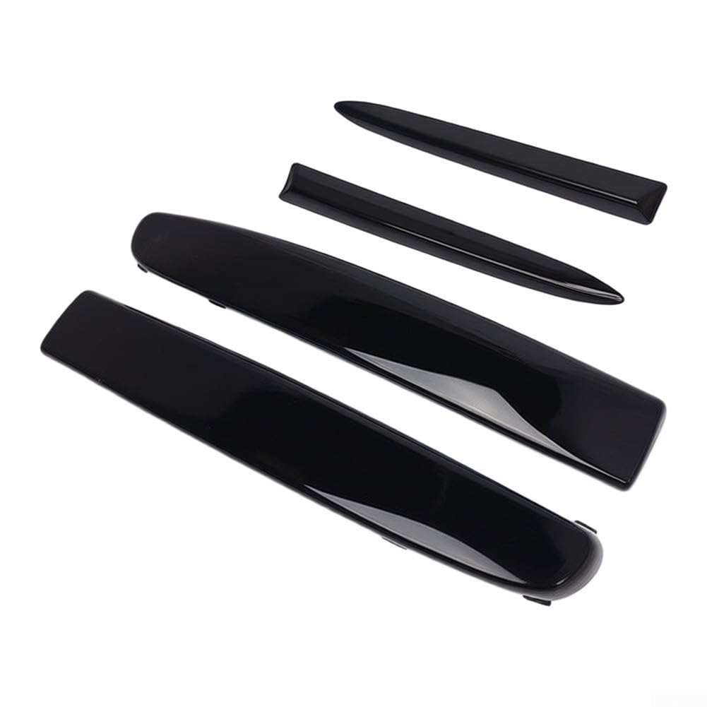 Set di modanature per paraurti anteriore per Fiat 500 2007-2015, 4 pezzi